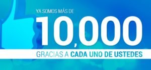 10,000 Y SEGUIREMOS CRECIENDO AL LADO DE CADA UNO DE USTEDES Somos10kblog y seguiremos creciendo