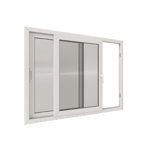 Ventana corrediza Advance S18 de PVC para proyectos residenciales y comerciales